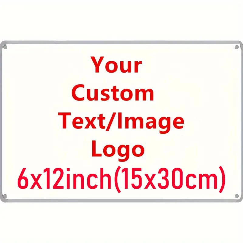 Home Bar Signs - Placa de metal personalizada de 6×12