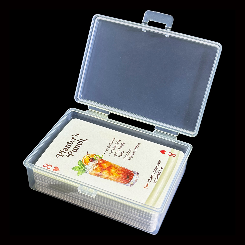 Cocktail Recipe Book - Baralho de 54 Cartas com Receitas