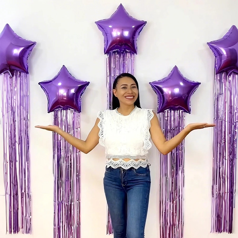 Home Bargains - Conjunto de 6 Balões de Estrela