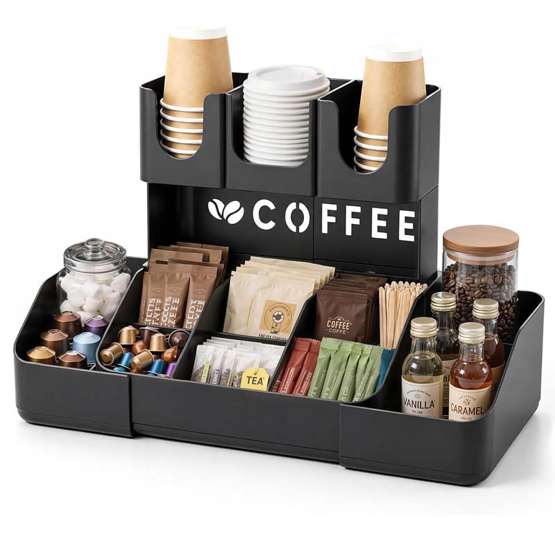 Home Bar Setup - Organizador de estação de café de