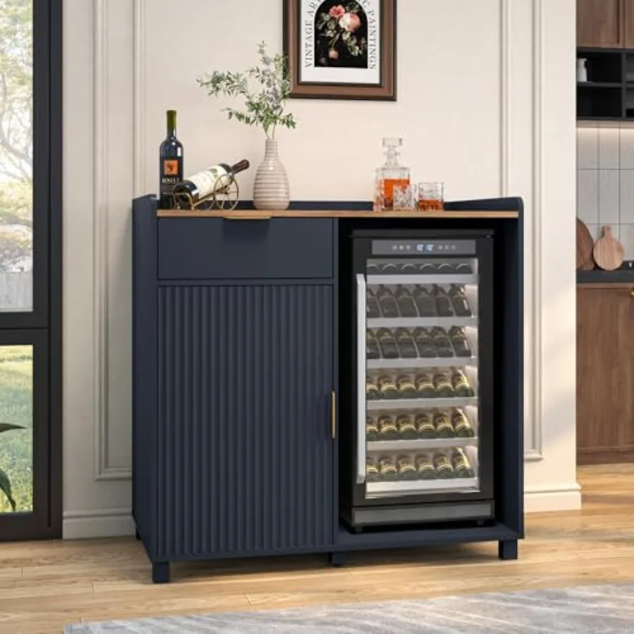 Home Bar And Fridge - Armário de bar com espaço para