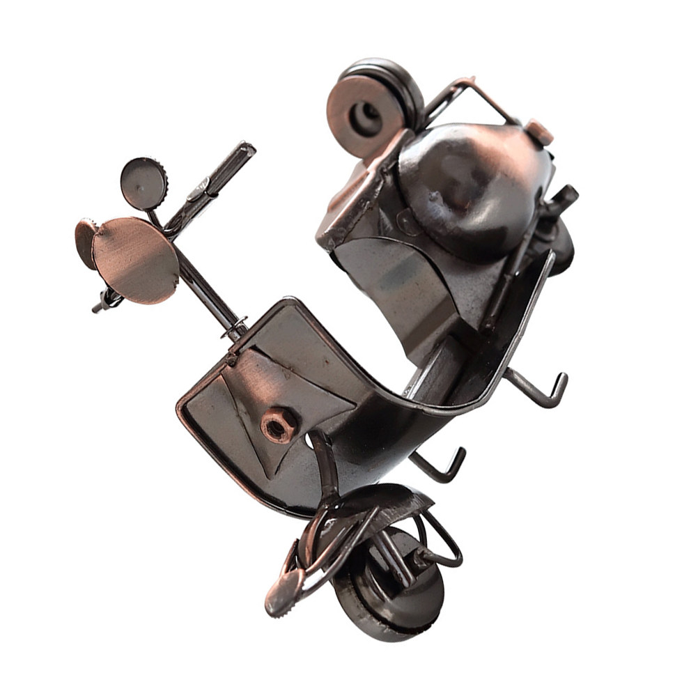 Escultura de motocicleta em fe - Home Bar Shelf avaliação e preço