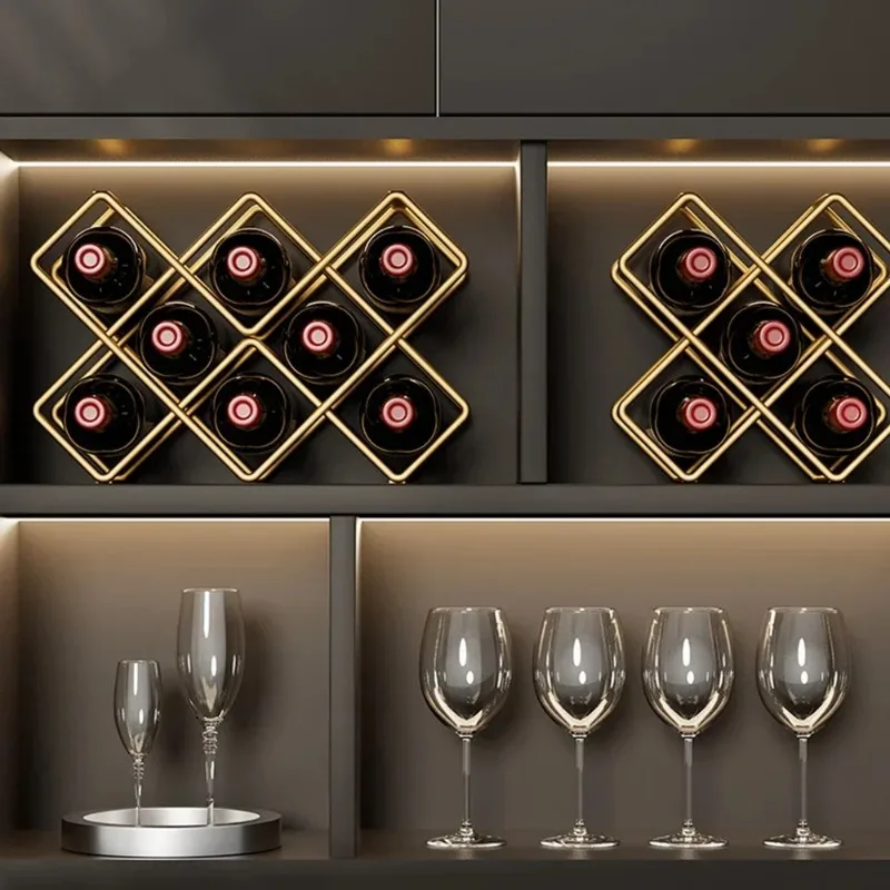 Suporte de Metal para Vinho co - Home Bar And Cabinet avaliação e preço