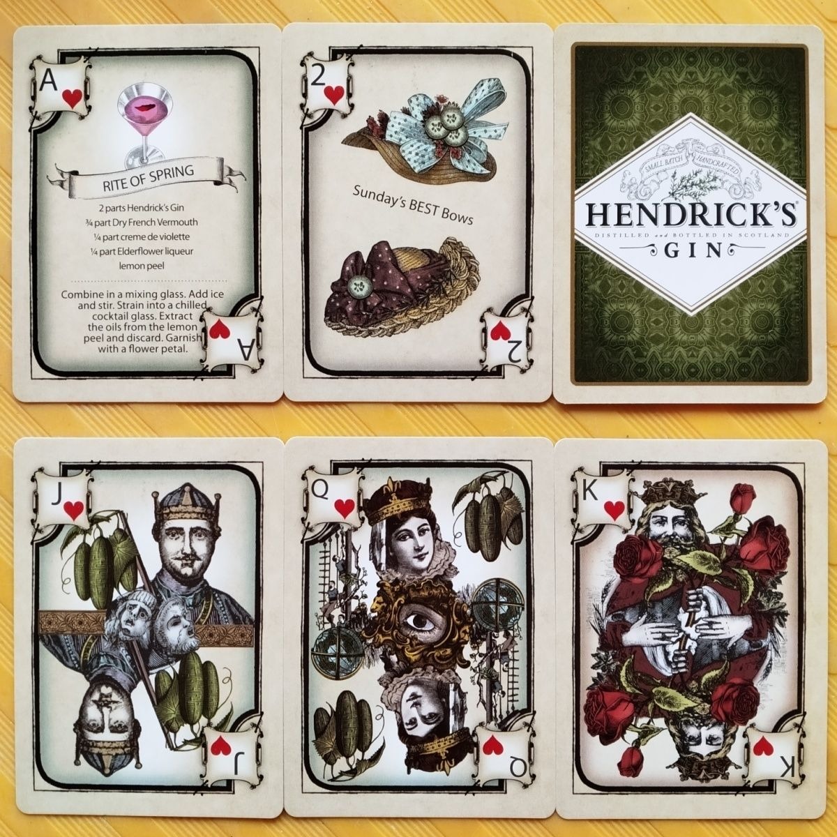 Baralho de Cartas Hendrick's G - Cocktail Recipe Book avaliação e preço