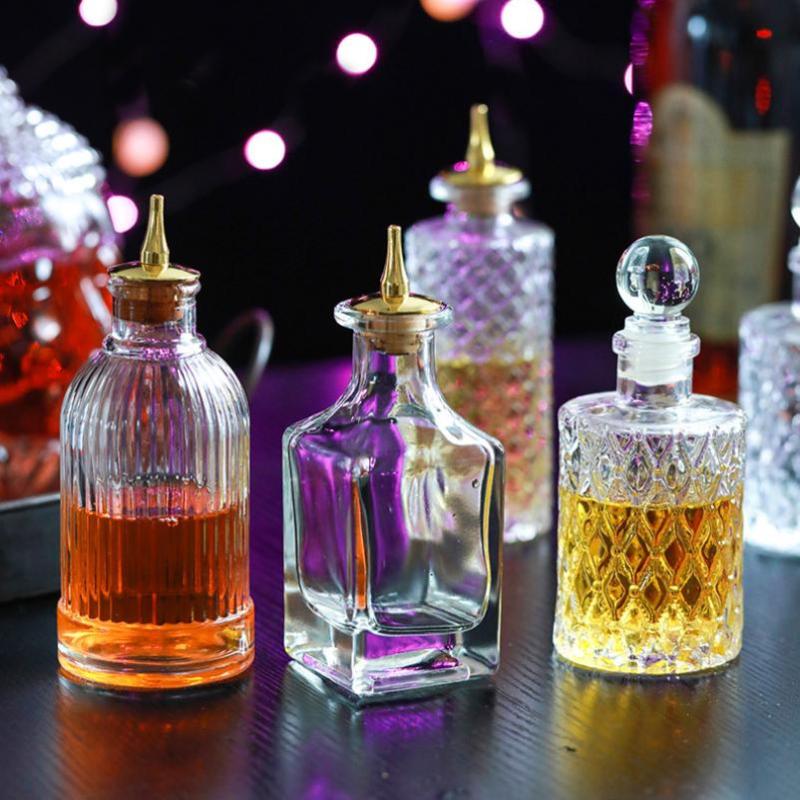 Frasco de Vidro Vintage para B - Bitters Bottle Set avaliação e preço