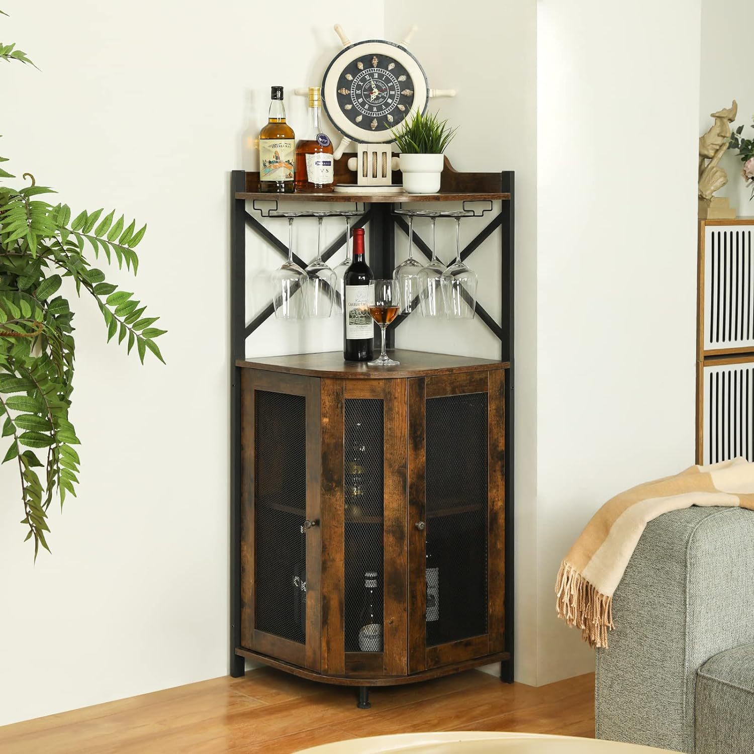 Armário de Bar de Canto com Su - Home Bar Setup avaliação e preço