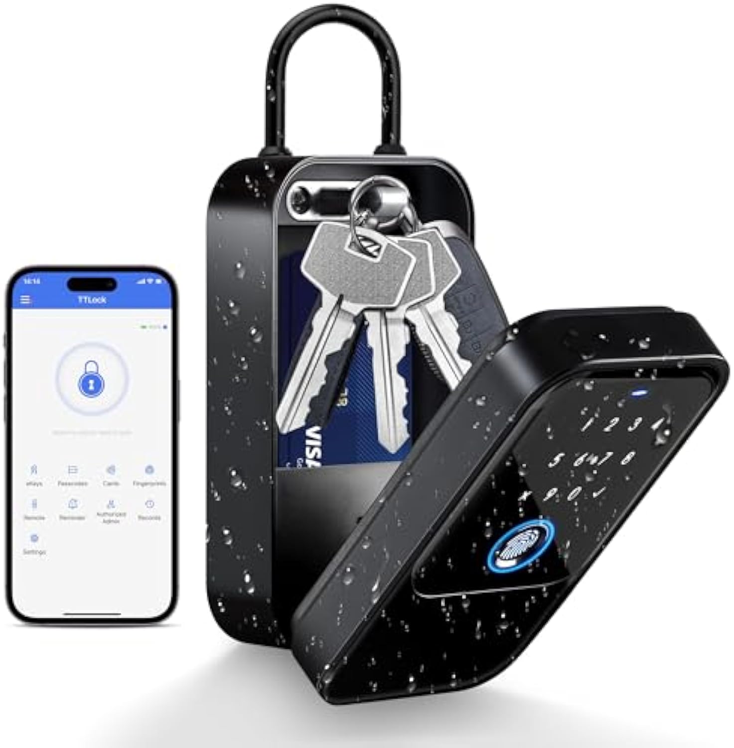 Sem fio Smart Key Lock Box, Có - Home Bargains avaliação e preço