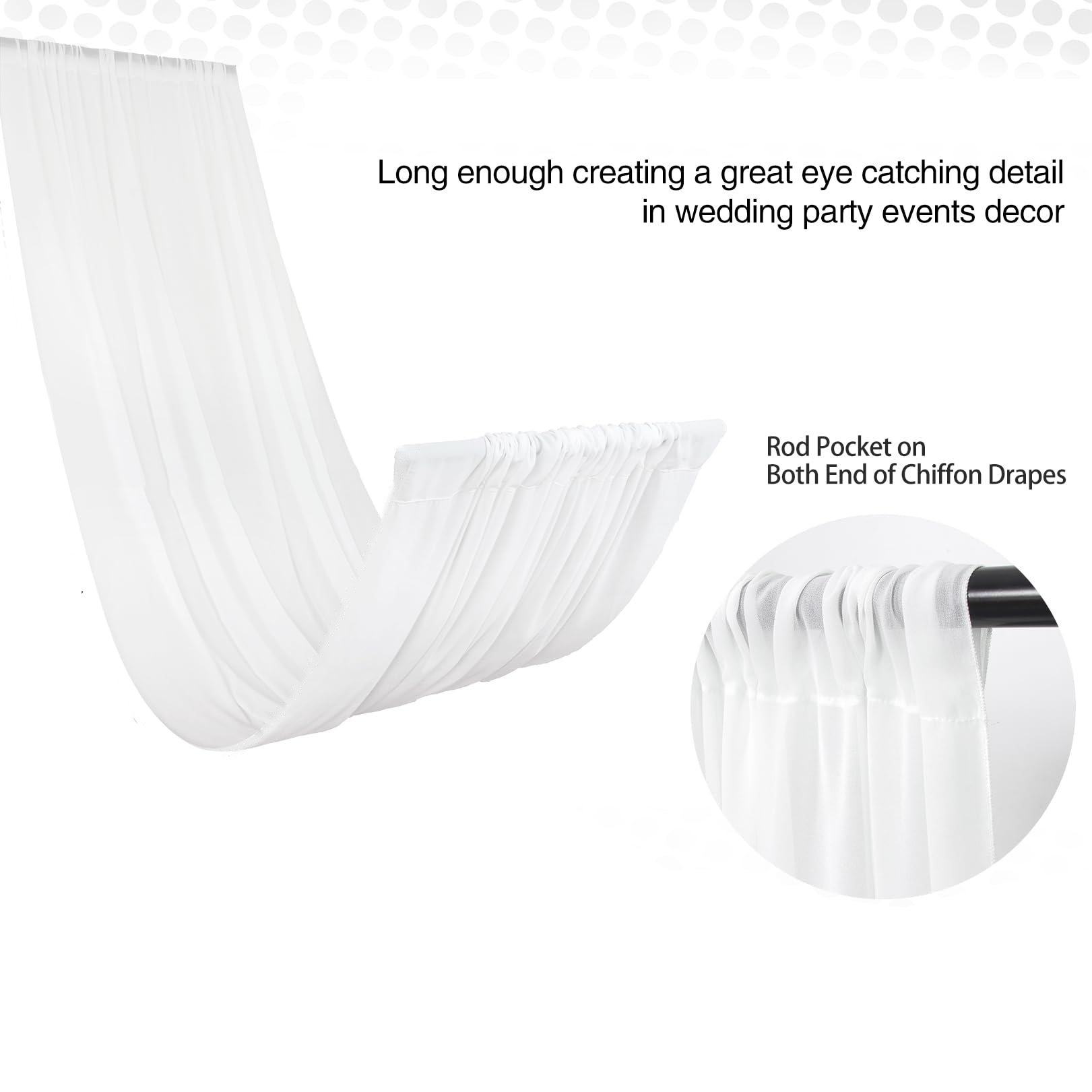 Arco de casamento teto cortina - Home Bargains avaliação e preço