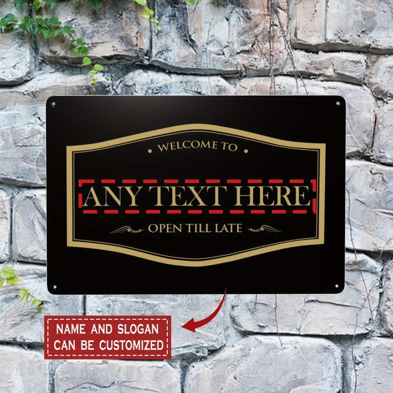 CIFbuy Placa de Metal Personal - Home Bar Signs avaliação e preço