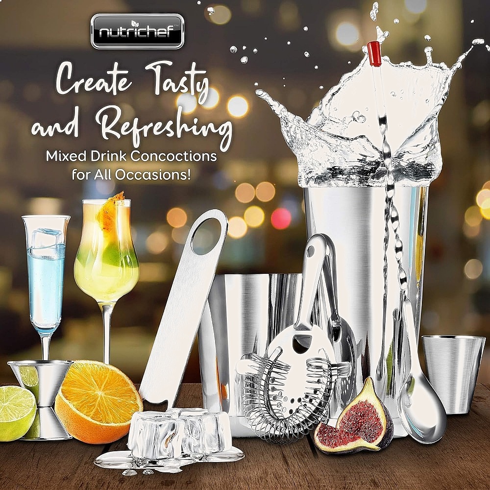 Conjunto de Coqueteleira de Aç - Cocktail Recipe Book avaliação e preço