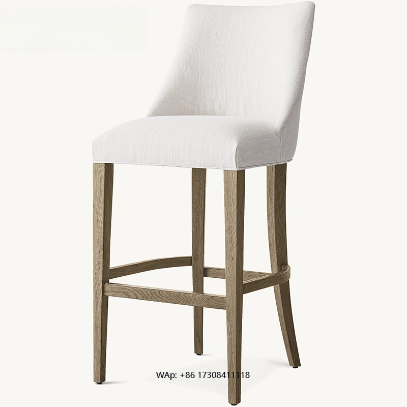 Cadeira de bar de madeira maci - Home Bar Stools avaliação e preço
