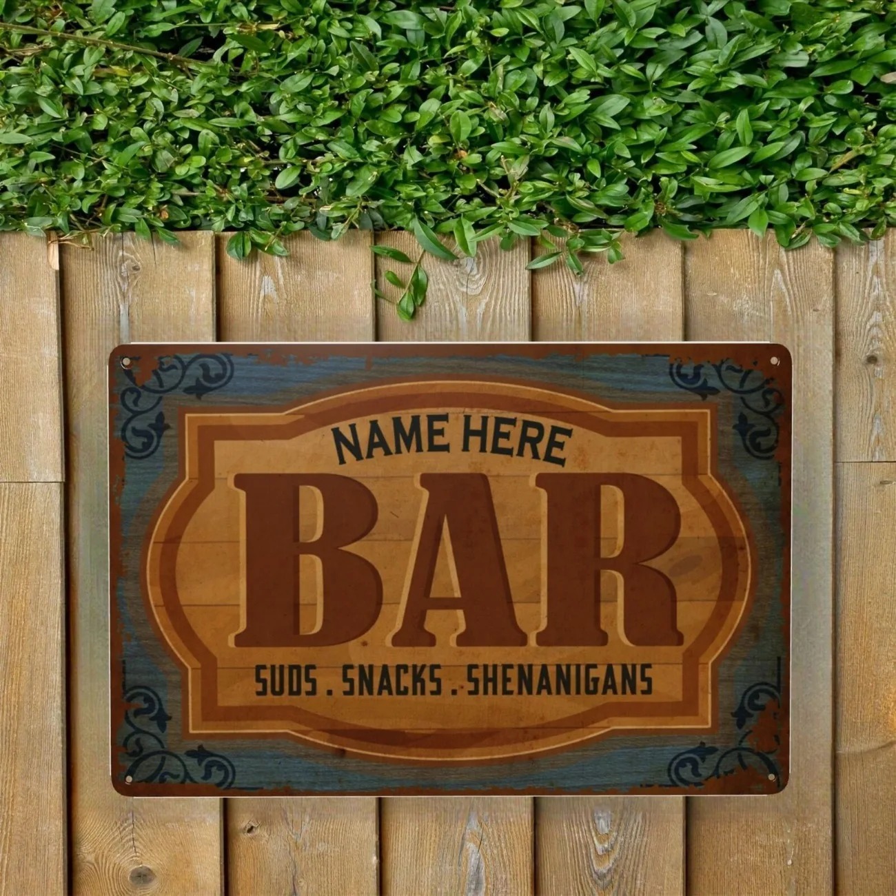CIFbuy Placa de Metal Plana 2D - Home Bar Signs avaliação e preço